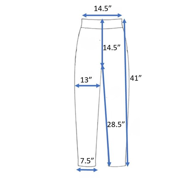 Briggs New York Black Pull On Pants - 14 - Picture 6 of 6